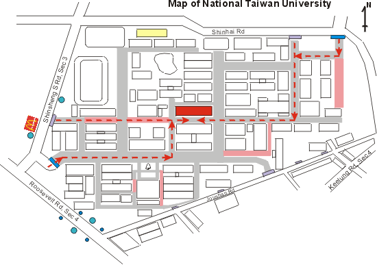 Map of NTU